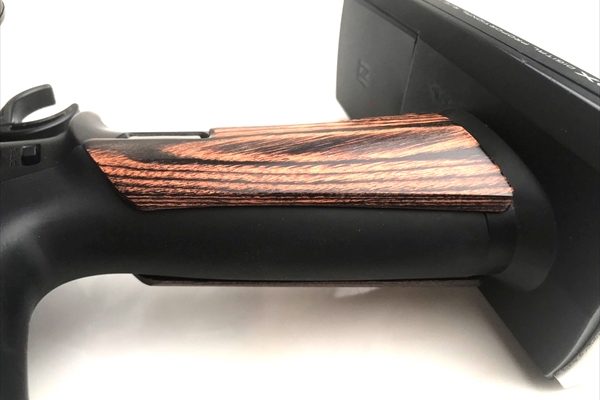 Wood grip for propo FUTABA 7PX [Smooth / Brown]