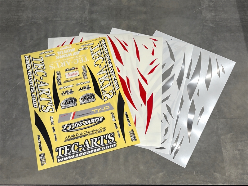 Vinyl&Logo Sticker / TEC ART'S